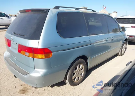 2003 Honda Odyssey Ex из США, поврежденный, VIN 5FNRL18623B055973